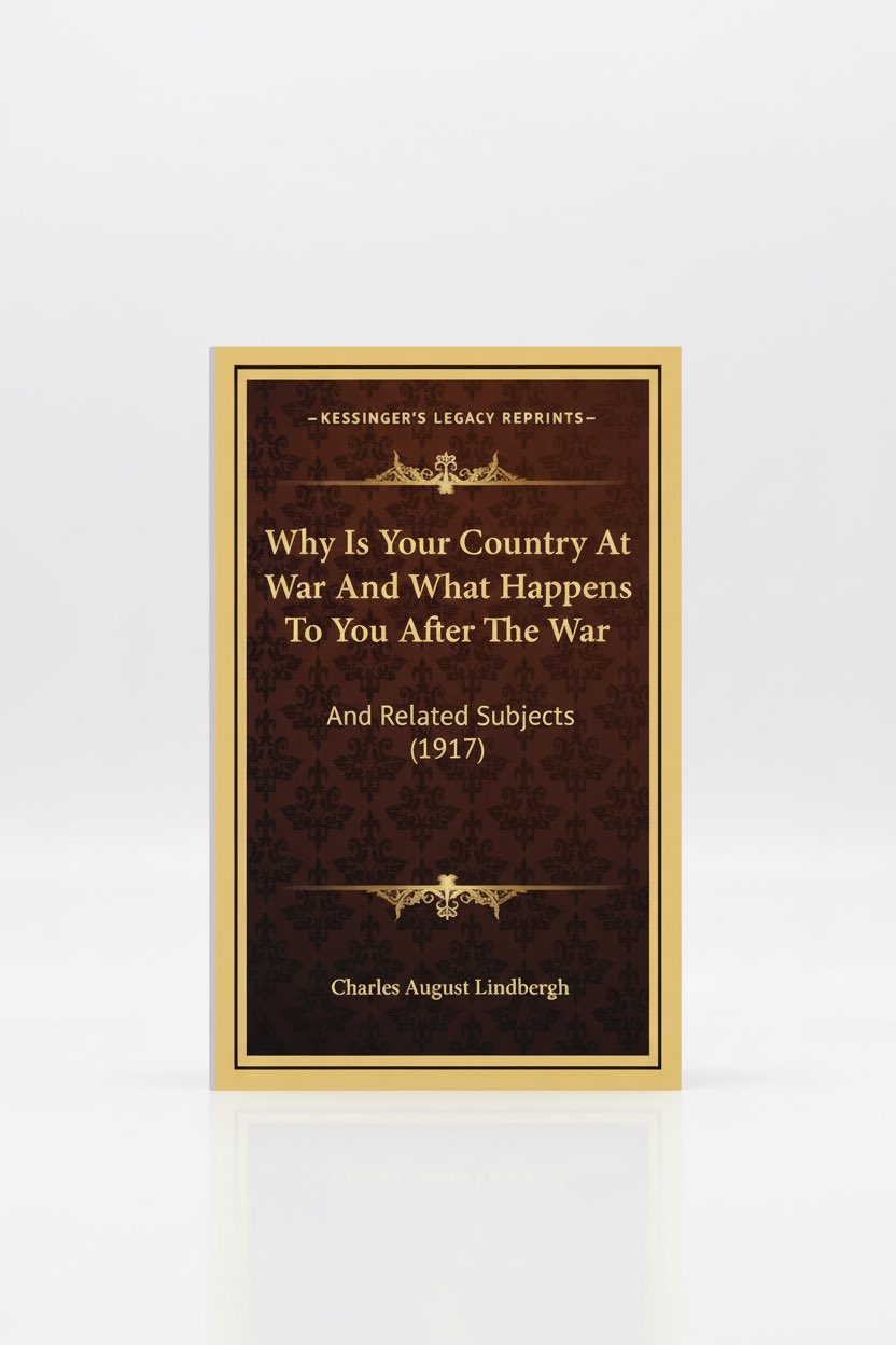 Why Is Your Country At War And What Happens To You After The War: And Related Subjects (1917) - Hardcover