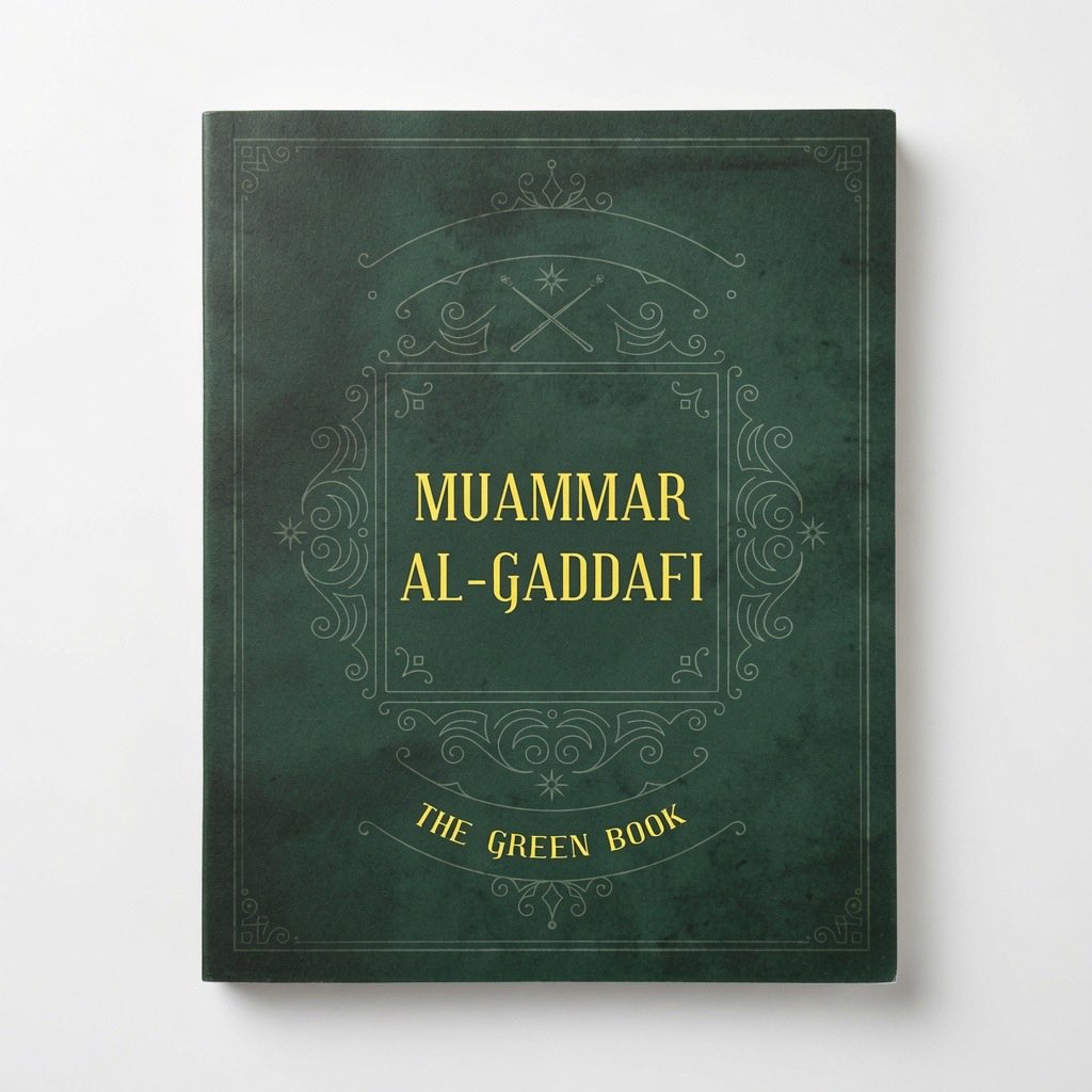 Gaddafi's "The Green Book" - Paperback