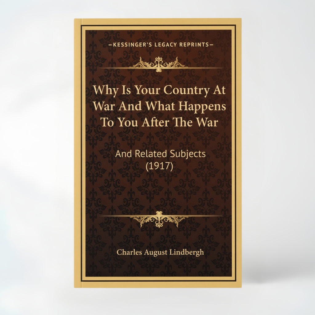 Why Is Your Country At War And What Happens To You After The War: And Related Subjects (1917) - Hardcover