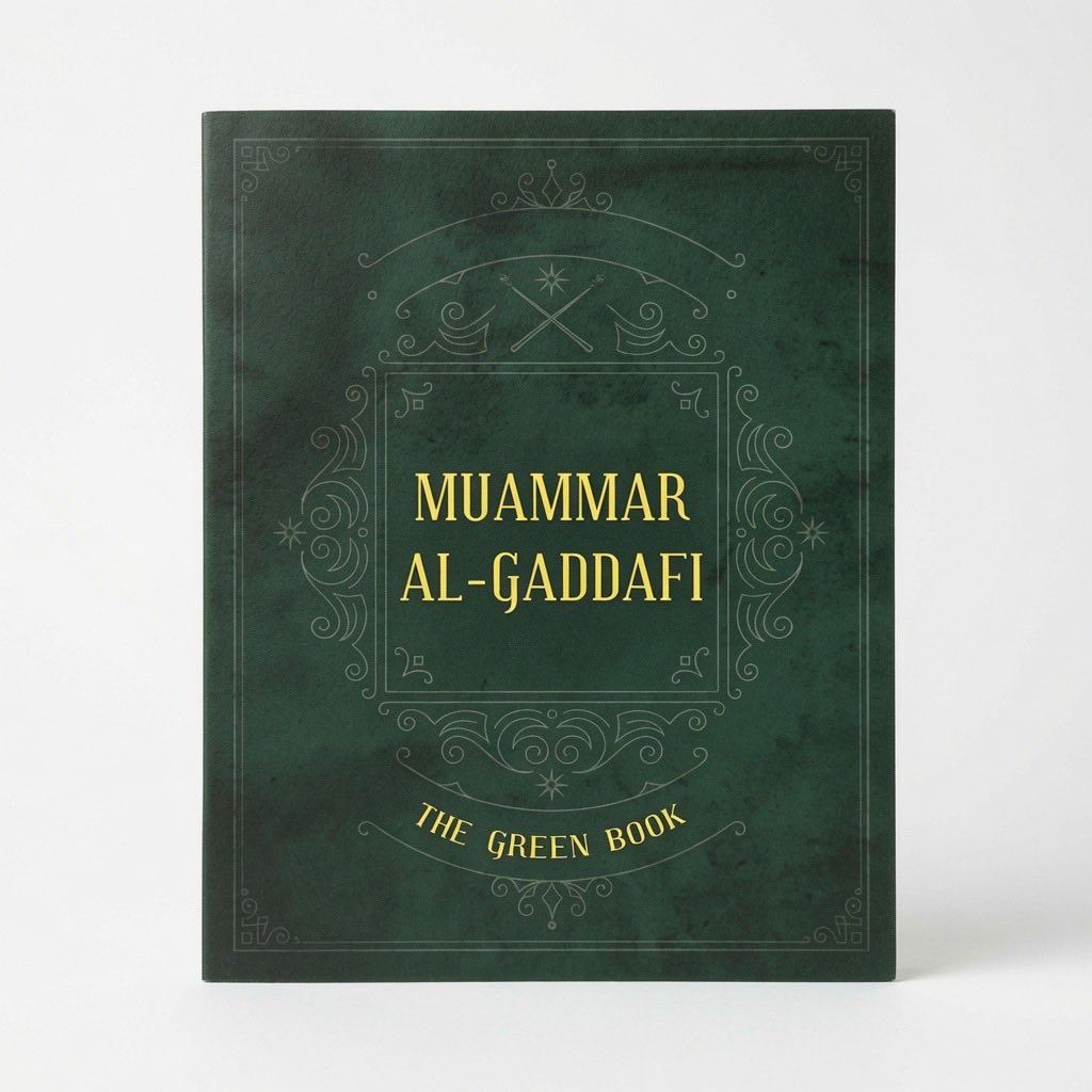 Gaddafi's "The Green Book" - Paperback
