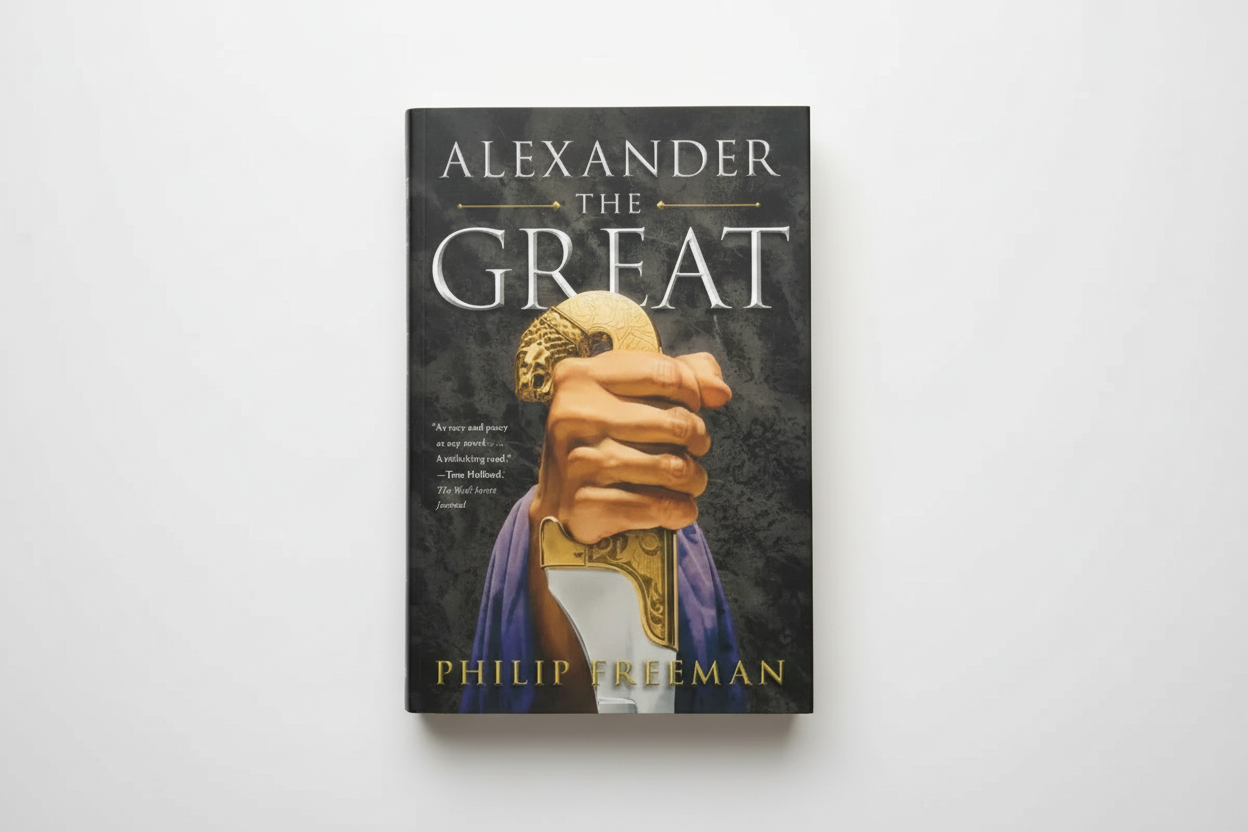 Alexander the Great overhead flat lay