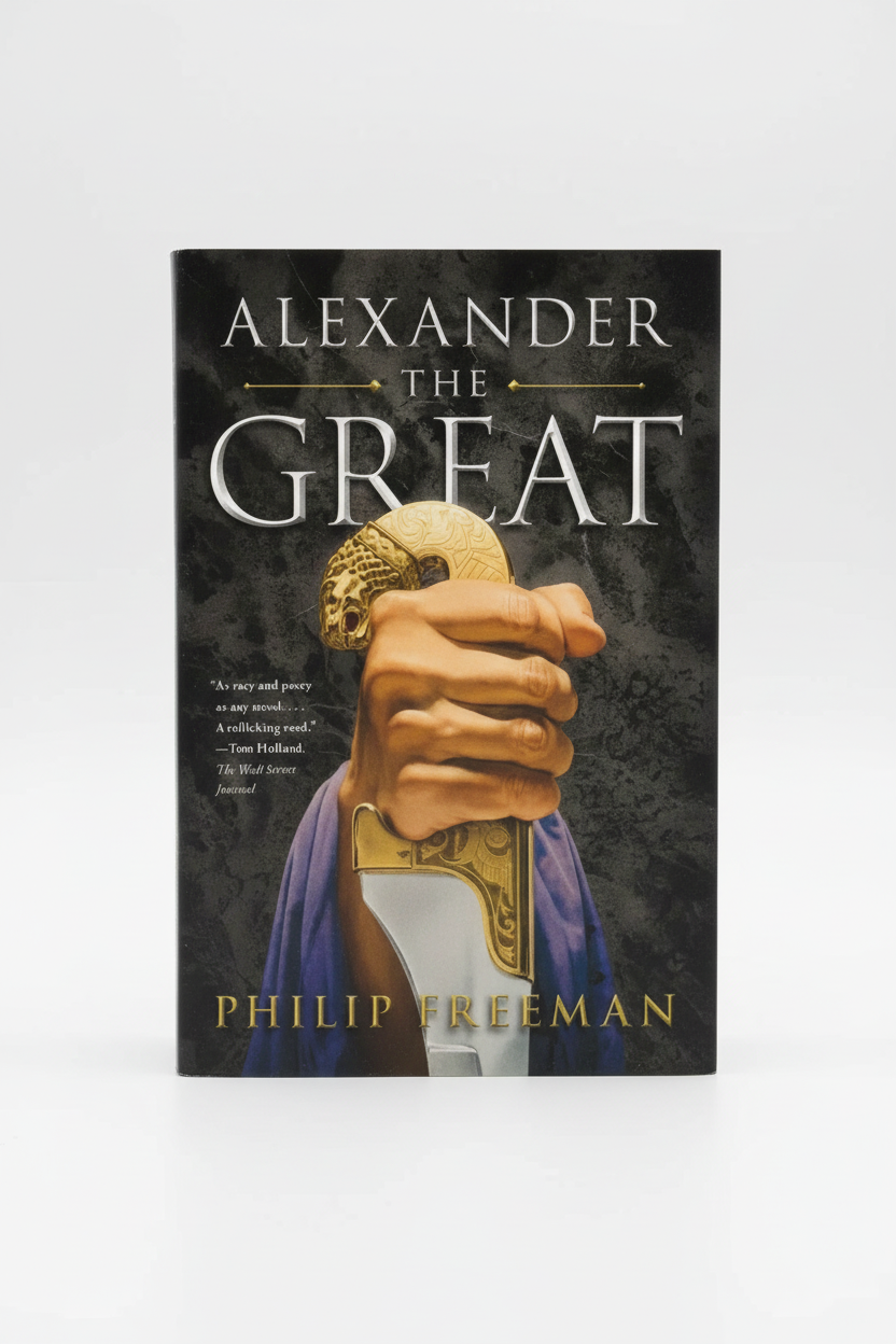 Alexander the Great standing upright