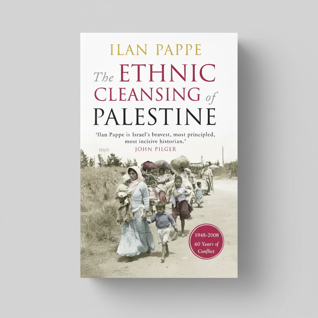 Ethnic Cleansing of Palestine overhead flat