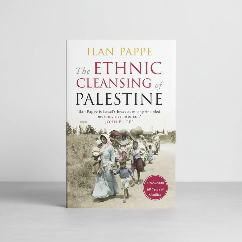 Ethnic Cleansing of Palestine standing upright