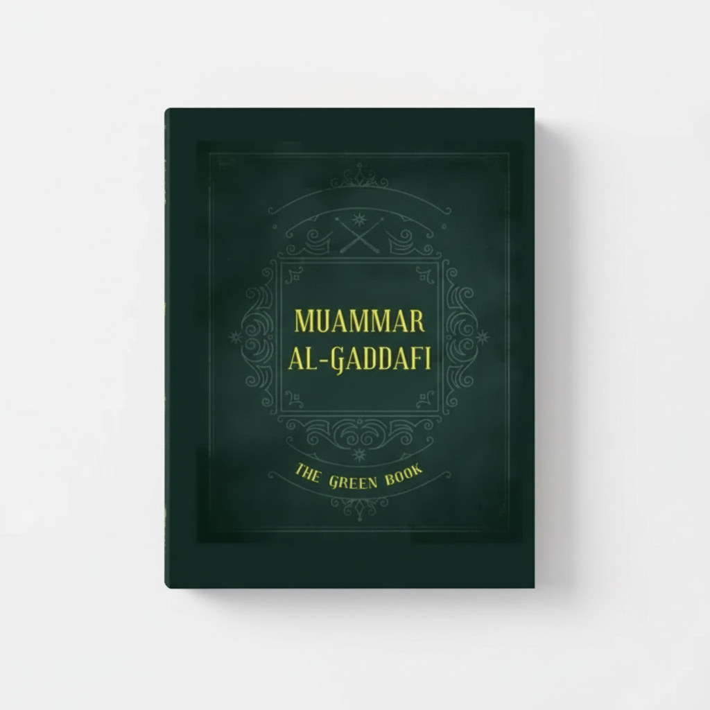 Gaddafi Green Book overhead