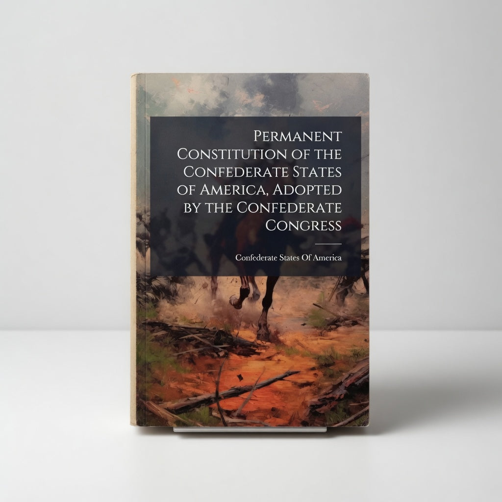 Permanent Constitution of the Confederate States of America, Adopted by the Confederate Congress - Paperback