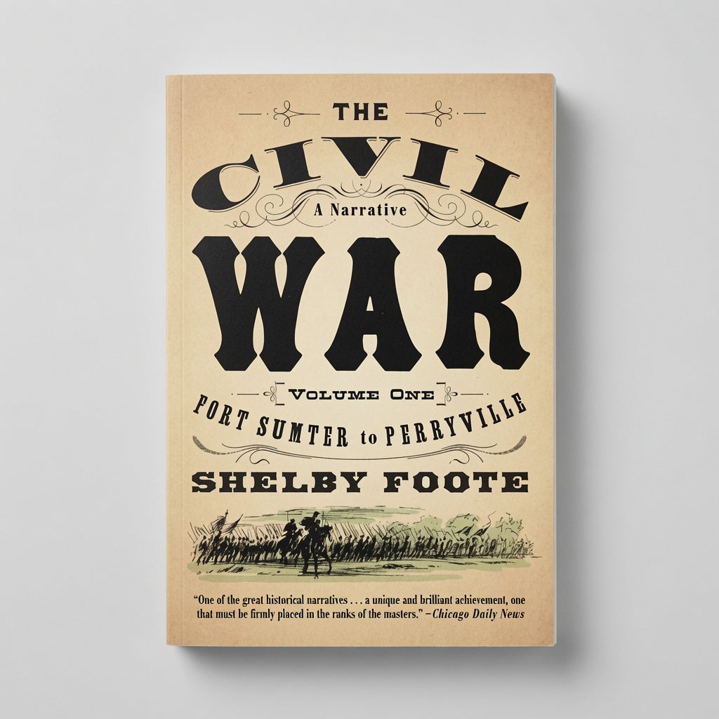The Civil War: A Narrative: Volume 1: Fort Sumter to Perryville - Paperback