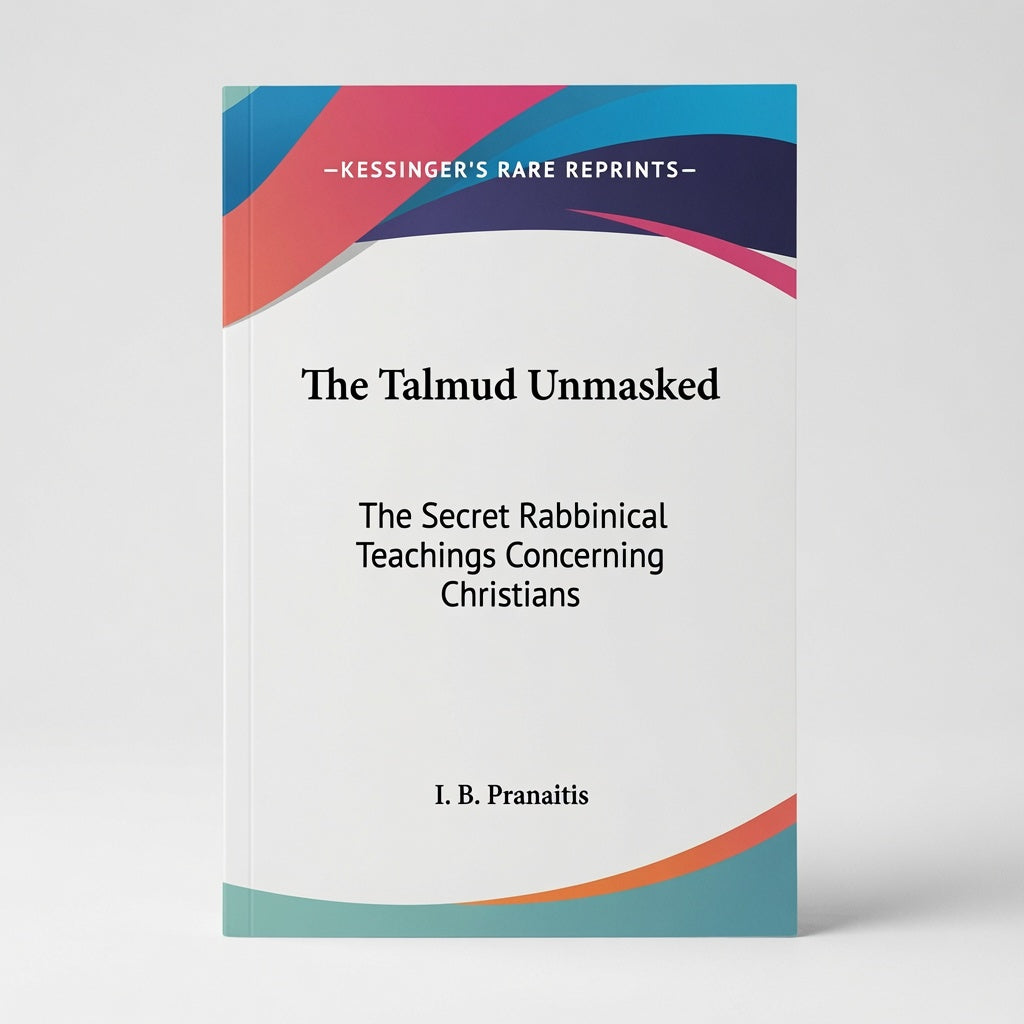 The Talmud Unmasked: The Secret Rabbinical Teachings Concerning Christians - Hardcover