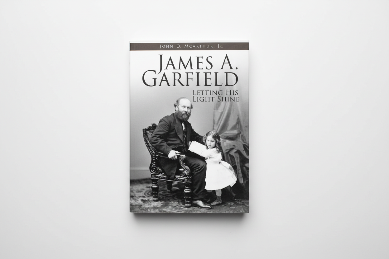 James A. Garfield overhead flat lay