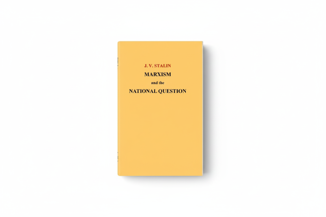 Marxism and the National Question overhead flat lay